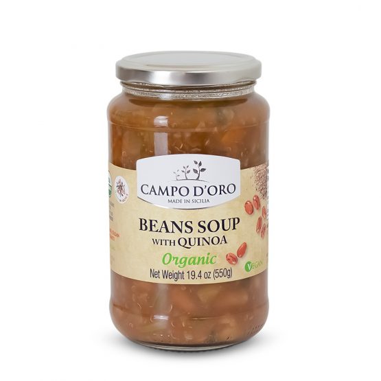 Organic Beans Soup With Quinoa
