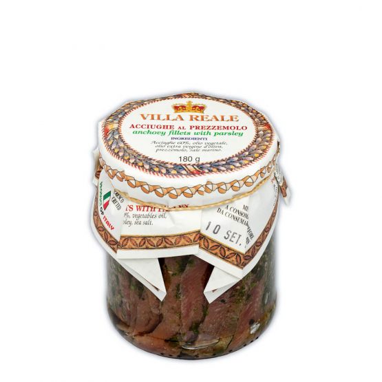 Vr194 Sardellenfilets mit Petersilie in Öl